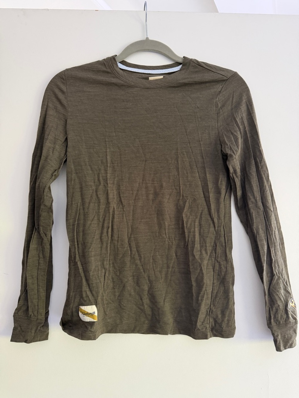 Women’s Tracksmith Brown Long-Sleeve Shirt